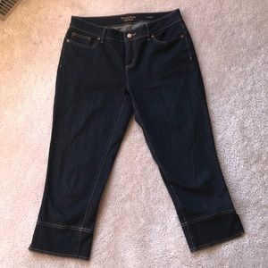 Dark denim capris- Simply Vera by Vera Wang